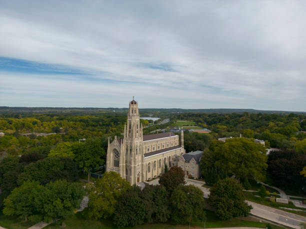 istock Aerial view of a cathedral 1431847999