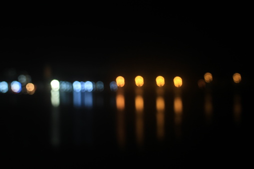 Abstract Light Bokeh As Background
