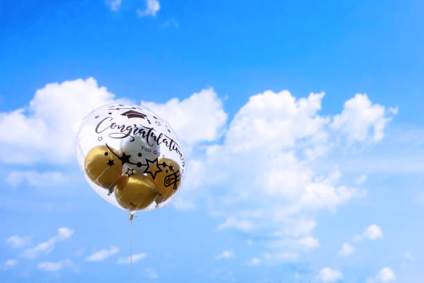 istock Graduation balloons are used to congratulate graduates. 1431878551