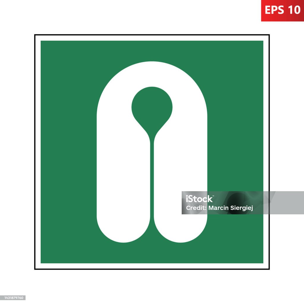 Floating Device. Sign Life Jacket Sign Personal Flotation Device Symbol Stock Illustration ...
