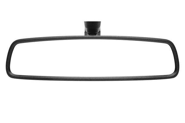 Car Rear View Mirror, Isolated on White Background Modern car rear view mirror, isolated on white background. rear view mirror stock pictures, royalty-free photos & images