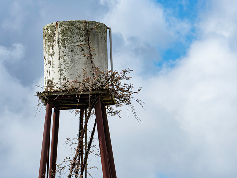 Water tank on tower
