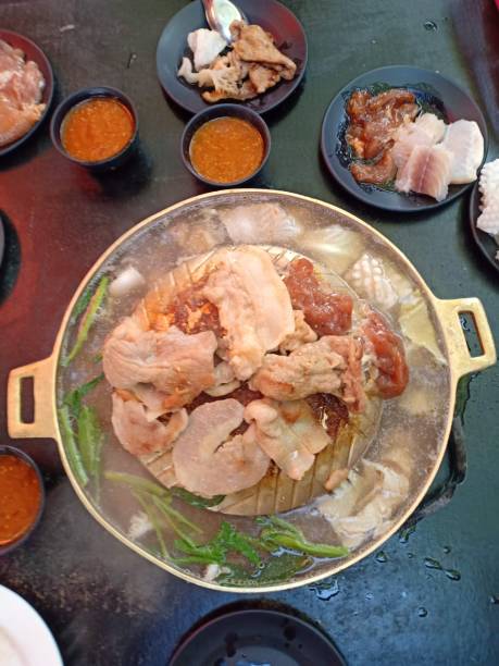 istock Shabu-shabu, roast beef, grilled pork Thai food 1431885493