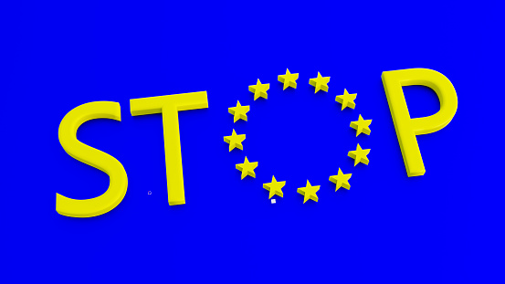 STOP EUROPEAN UNION TEXT