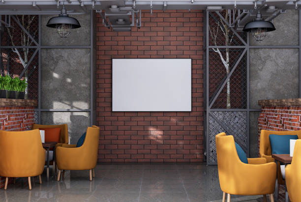 istock Mock up poster frame in modern interior fully furnished rooms 1431915260