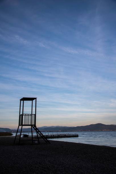 istock life guard seat at a lake during sunset 1431918400