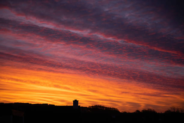 istock Sunrise from the garden. 1431922699