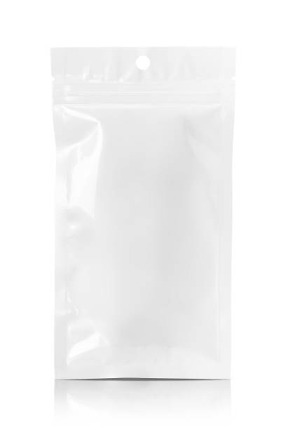 istock Blank packaging white plastic OPP zipper pouch for product design mockup 1431925138