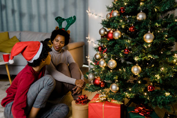 istock Mom and son spend New Year's holidays together 1431928089