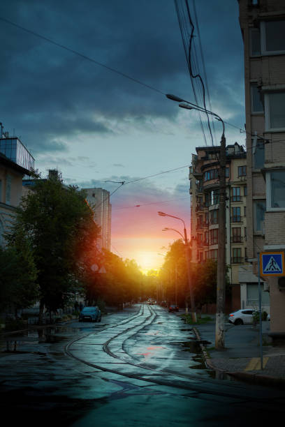 istock Ukraine. Kyiv. empty city landscape 1431933089