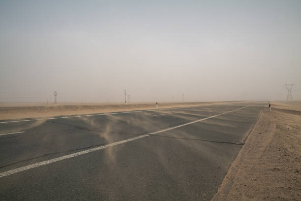 Desert with extreme weather