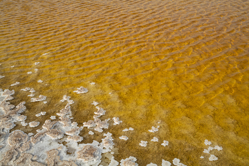 Sulphur pond at desert(Obo Liang)