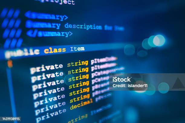 C Sharp Programming Language Source Code Example On Monitor C Source ...