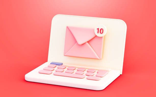 istock Laptop with envelope Mail service Newsletter and Subscription 3d 1431946851