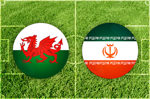 Illustration for Football match Wales vs Iran