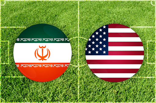 Illustration for Football match Iran vs Usa