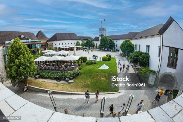 View Of The Internal Yard Of Ljubljana Castle Ljubljana Slovenia Stock Photo - Download Image Now