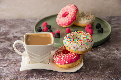 Coffee and donuts