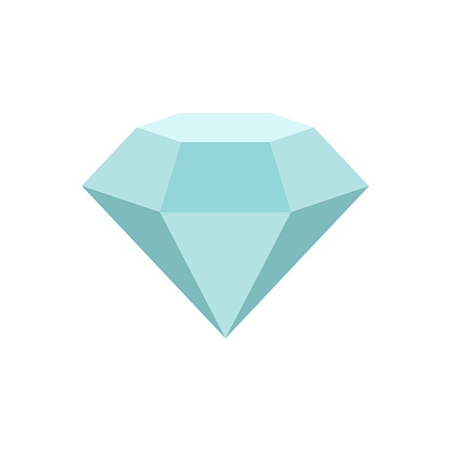 diamond icon vector design template in white background