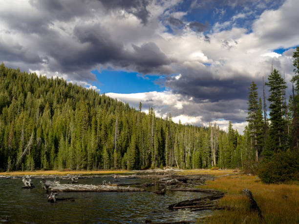 istock Idaho mountain lake in the evening 1431982120