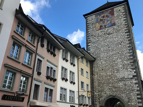 Switzerland - Schaffouse- Canton of Schaffouse- Old Town -