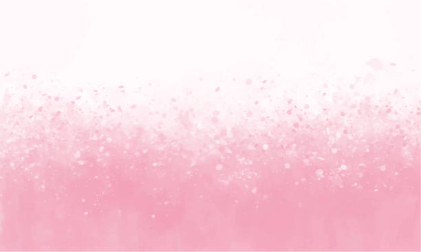 illustrazioni stock, clip art, cartoni animati e icone di tendenza di astratto rosa pastello acquerello sfondo stock illustrazione - pink background illustrations