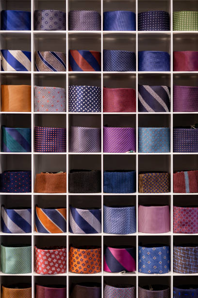 different color ties