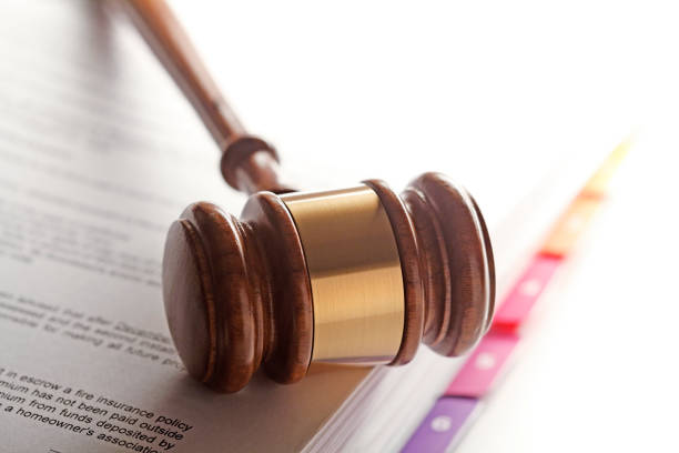 istock Gavel On Top Of Stack of Legal Documents 1431998304