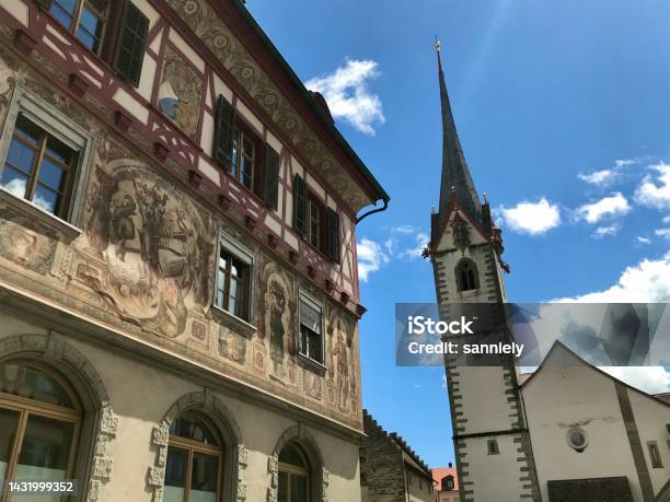 Swiss Canton Of Schaffhousen Steinanrhein Village Stock Photo - Download Image Now