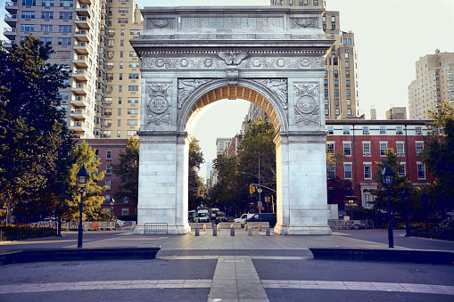 The Washington Square Arch Greenwich Village, New York
