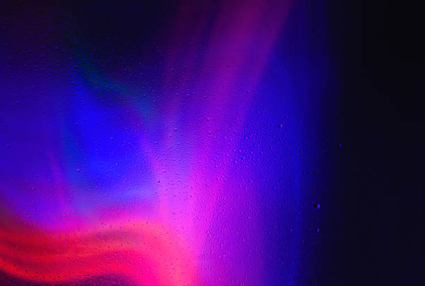 istock Design with water drops, on a colorful abstract background 1432006843