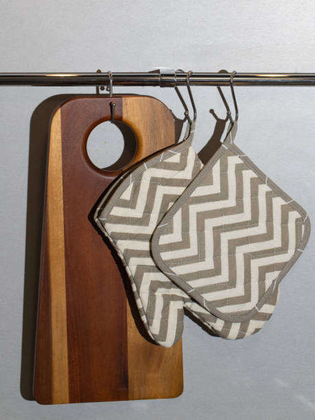 istock a set of kitchen tacks made of cotton fabric with a loop, isolated on a white background 1432009124