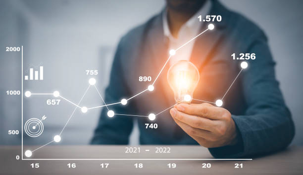 istock Businessman holding light bulbs, ideas of new ideas with innovative technology and creativity, concept creativity with bulbs that shine glitter, businessman holding illuminated light bulb, innovation 1432010373