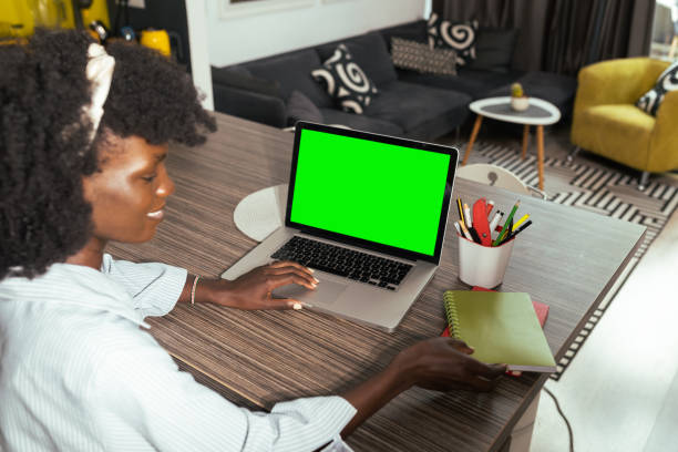 istock Young woman working from home 1432011946