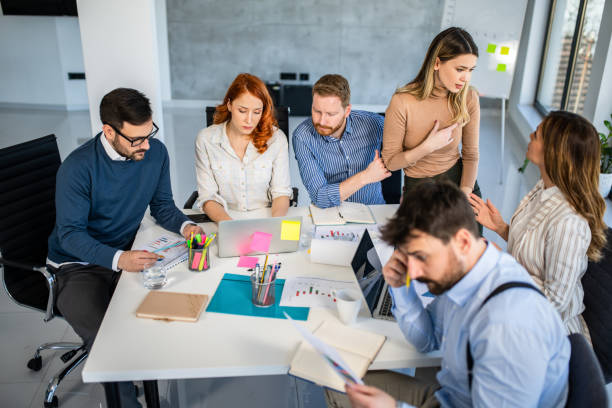 istock Team of young entrepreneurs coming up with a solution in creative office. 1432012830