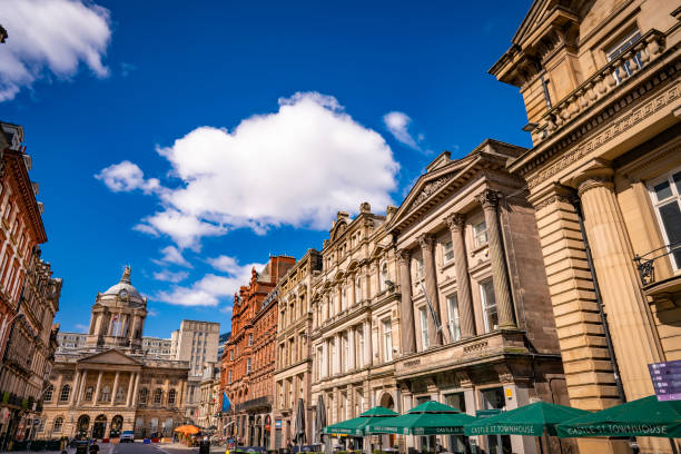 A classic red brick building in Manchester City Centre