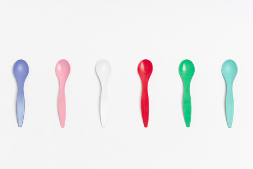 spoons Color Red, green White, Pink
