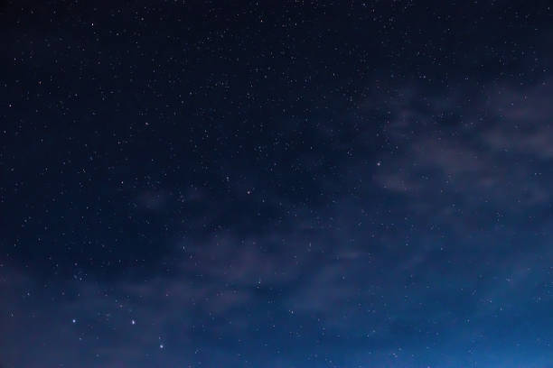 istock Night starry sky. Constellations and nebulae in space 1432019910