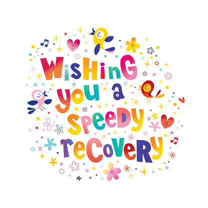 Wishing you a speedy recovery get well card