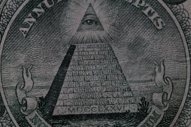 istock One dollar bill great seal pyramid detail. 1432030550