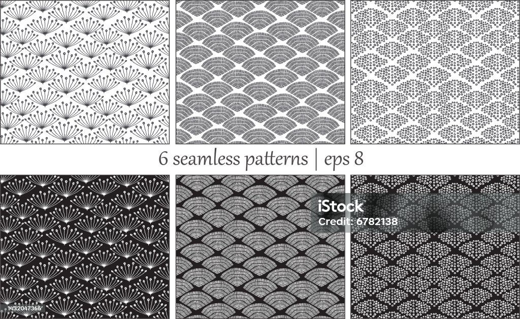 Patterns Cut Esimple Set Of Simple Patterns Stock Illustration - Download Image Now ...