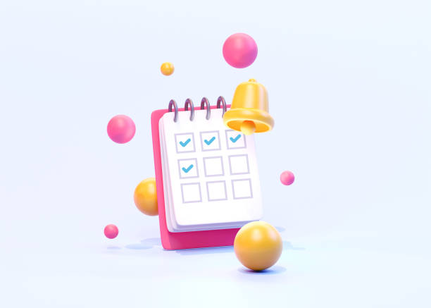 istock Reminder 3D concept, Notifications icon, calendar. Business planning, alarm sign, event date message. 3d Illustration. 1432054636