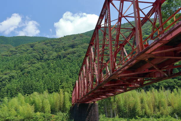 istock Koshima Bridge,Former Yanase Forest Railway Facility,Summer (Kitagawa Village, Kochi Prefecture) 1432057725