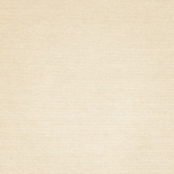 istock Cotton silk blended fabric wallpaper texture pattern background in pastel cream beige color 1432057762
