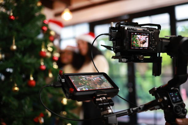 istock Professional V-Loger shooting Christmas Celebration at home 1432070576
