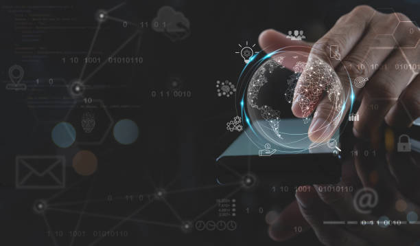 istock Businessman using mobile smart phone. Business global internet network connection, application technology, digital marketing, Financial and banking, Digital software tech development 1432094263
