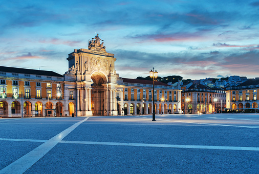 istock View of the Commerce Square in Lisbon 1432100050