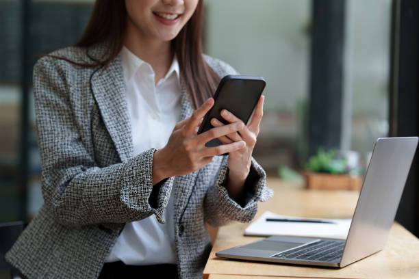 istock A businesswoman completes KYC using an online banking program in order to open a digital savings account. The definition of cyber security 1432111433