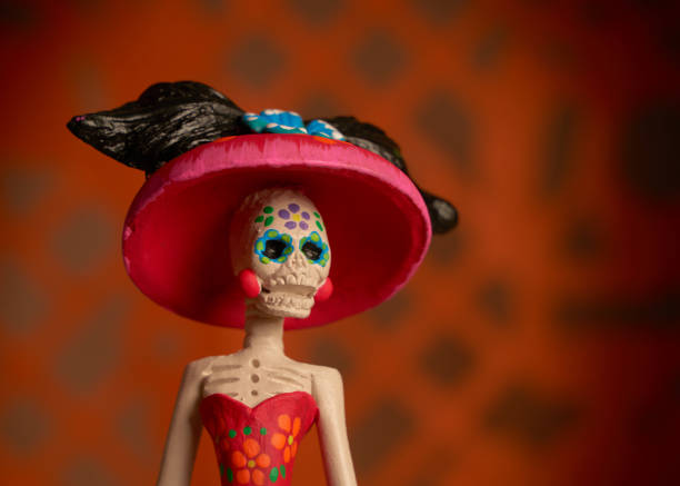 istock Day of the Dead ceramic skeleton Catrina, mexico 1432119947