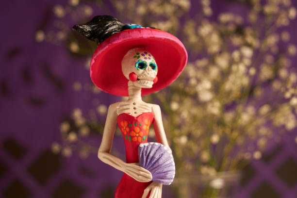 istock Day of the Dead ceramic skeleton Catrina, mexico 1432119971